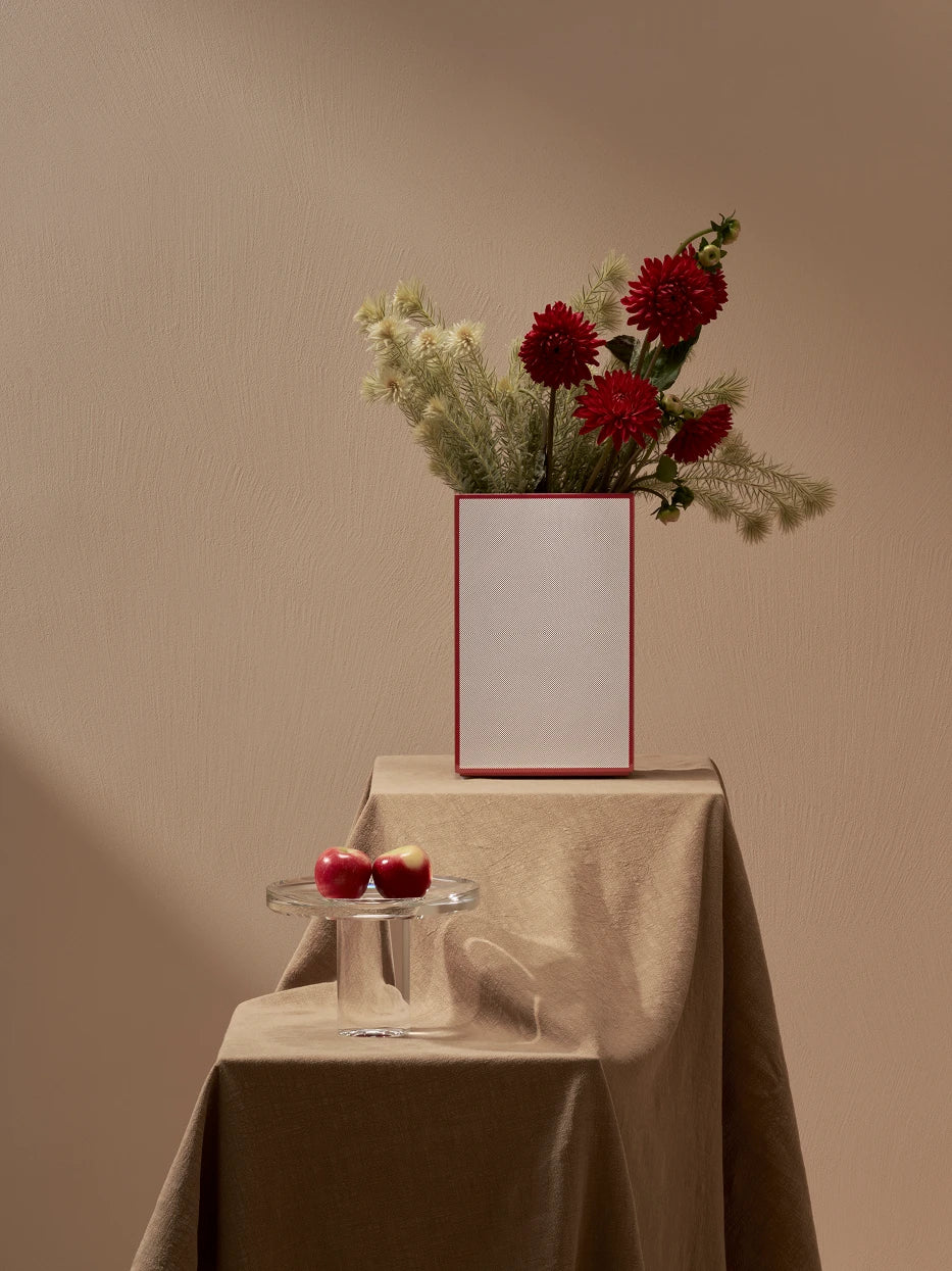 OPTICAL ART Cubic Vase