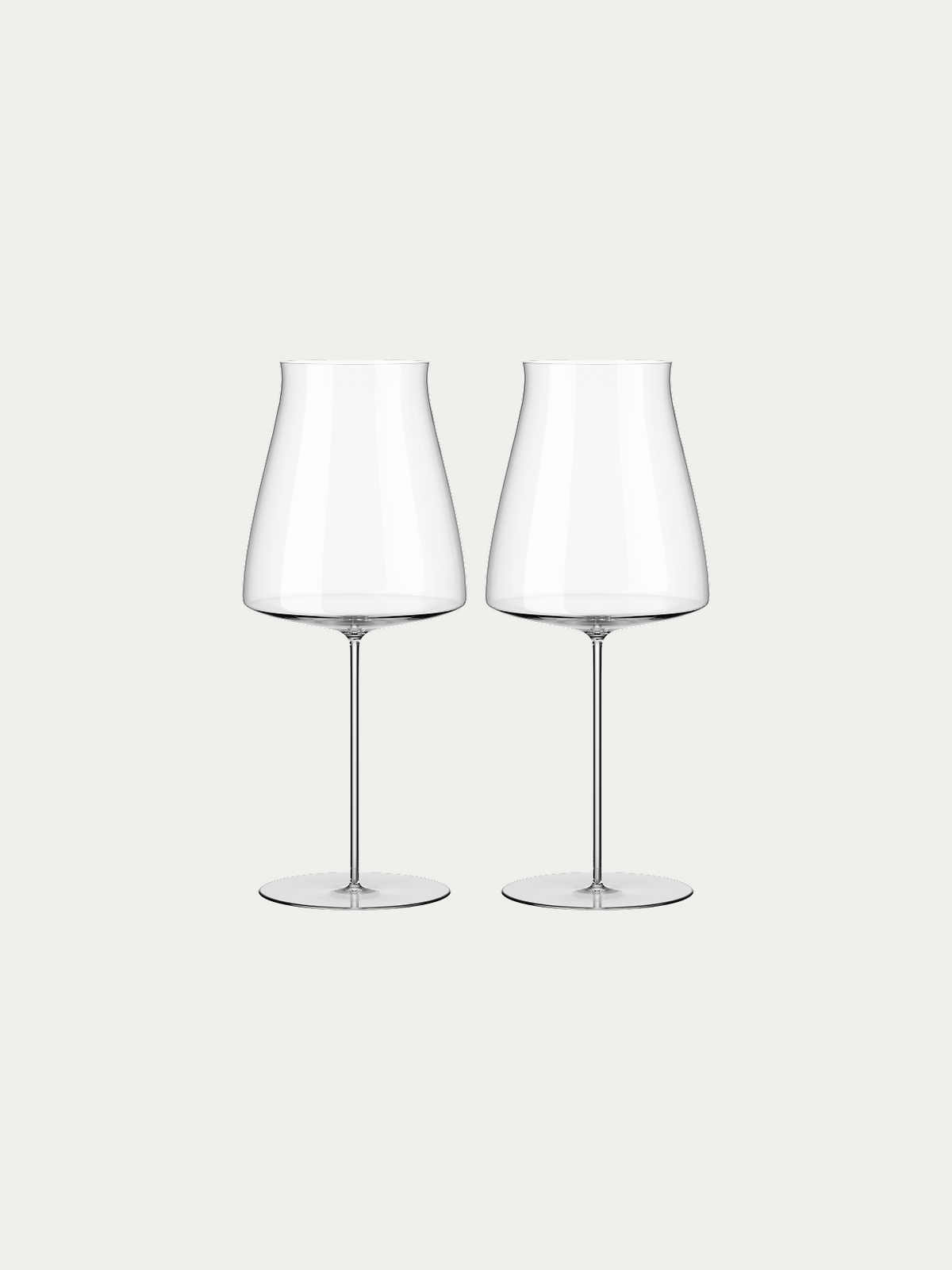 RESONG HOME 1833 Wine Glass #01 (Pair), slim shadow large bowl crystal red wine goblet set of 2, ultra-thin stem elegant glass for red wine aeration tasting